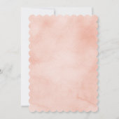 Rückgang des Brautparty der Liebe Einladung (Rückseite)