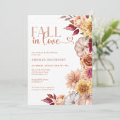 Rückgang des Brautparty der Liebe Einladung (Stehend Vorderseite)