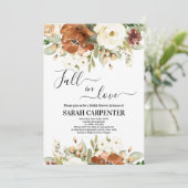 Rückgang des Brautparty der Liebe Einladung (Stehend Vorderseite)