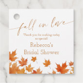 Rückgang des Brautparty der Liebe Geschenkanhänger (Vorderseite)