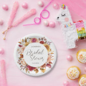 Rückgang des Brautparty der Liebe | Herbst Pappteller (Party)