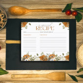 Rückgang des Brautparty der Liebe-Rezept-Karte