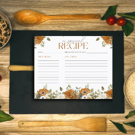 Rückgang des Brautparty der Liebe-Rezept-Karte