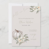 Rückgang des Brautparty der Liebe - Rustikale Herb Einladung (Vorderseite)