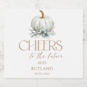 Rückgang des Brautparty der Liebe Schaumweinetikett (Einzelnes Label)