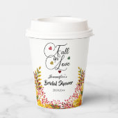 Rückgang des Brautparty für Liebe Pappbecher (Rückseite)