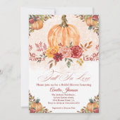 Rückgang des Brautparty im Brautparty der Liebe Einladung (Vorderseite)