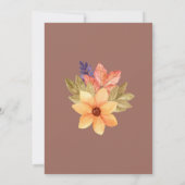 Rückgang des Brautparty in der Liebe Herbst Einladung (Rückseite)