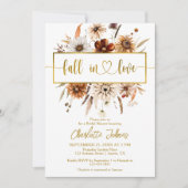 Rückgang des neutralen Boho-Brautparty in der Lieb Einladung (Vorderseite)