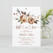 Rückgang des neutralen Brautparty der Liebe Einladung (Stehend Vorderseite)