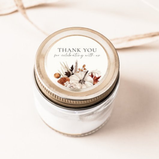 Rückgang des neutralen Kürbiss in der Liebe Runder Aufkleber