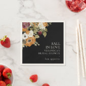 Rückgang des Schwarzen Brautparty in der Liebe Serviette (Beispiel)