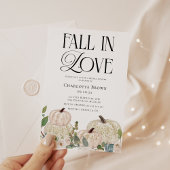 Rückgang in der Liebe Elegantes Brautparty Einladung