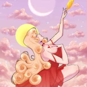 Rückgang in der Liebe - Goldfolienausdruck Foliendrucke