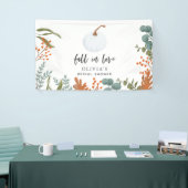 Rückgang in der Liebe Herbst Pumpkin-Brautparty Banner (Messeveranstaltung)