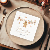 Rückgang in der Liebe Rustikale Boho Fall Babydusc Serviette