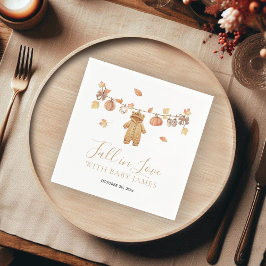 Rückgang in der Liebe Rustikale Boho Fall Babydusc Serviette