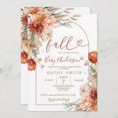 Rückgang in der Liebe Rustikale Wildlower Arch Bab Einladung (Vorne/Hinten)