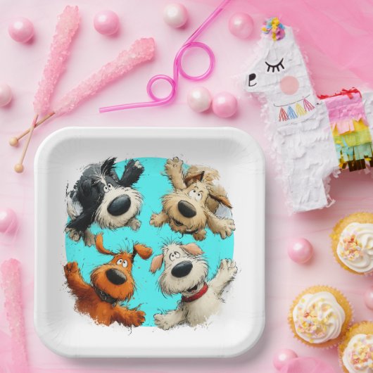 RÜCKGANG IN JEDER ANLASS oder Urlaub Pappteller (Party)