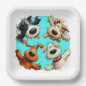 RÜCKGANG IN JEDER ANLASS oder Urlaub Pappteller (Vorderseite)