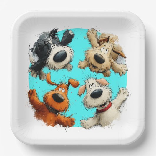 RÜCKGANG IN JEDER ANLASS oder Urlaub Pappteller (Vorderseite)