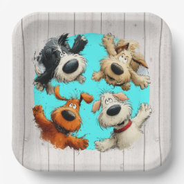 RÜCKGANG IN JEDER ANLASS oder Urlaub Pappteller