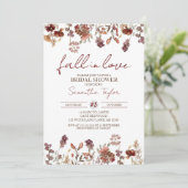 Rückgang in Liebe, Brautparty, Braut Luncheon Einladung (Stehend Vorderseite)