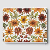 Rückgang in Liebe mit Babydusche Gästebuch (Rückseite)