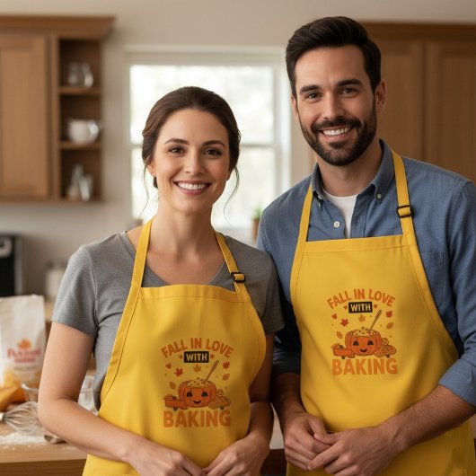 Rückgang in Liebe mit gebackenem Pumpkin Gewürz Ba Schürze