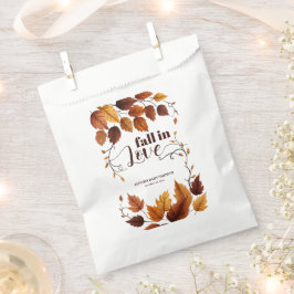 Rückgang in Liebe mit Herbstleeves Babydusche Geschenktütchen