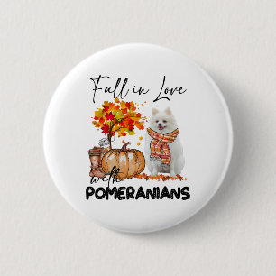 Rückgang in Liebe mit Spitzen fallen Pumpkin Thank Button