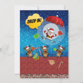 RÜCKGANG Nr. 2 ohne Cocktail Weihnachten Einladung (Vorderseite)