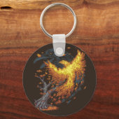 Rückgang steigt schlüsselanhänger (Vorderseite)