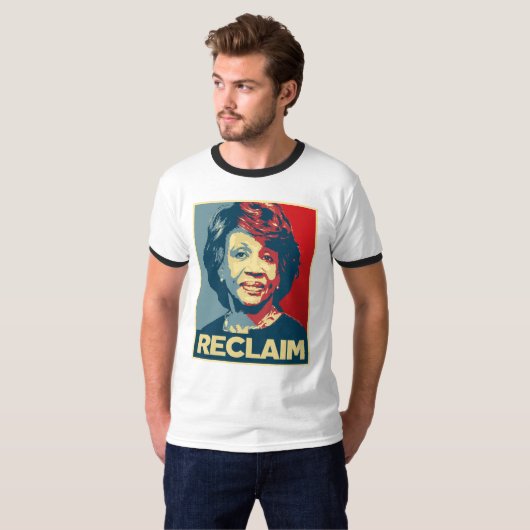 RÜCKGEWINNUNG - Maxine wässert Propaganda-Plakat T-Shirt (Vorne ganz)