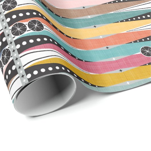 Rückgrat Atomalters Geschenkpapier (Rolleneckpunkt)