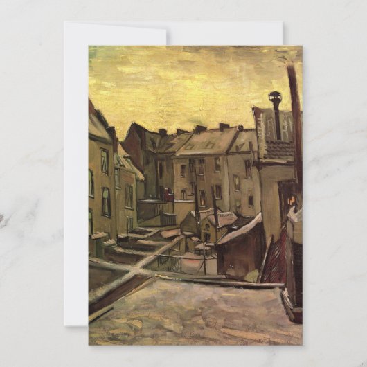 Rückgrat der alten Häuser von Vincent van Gogh (Vorderseite)