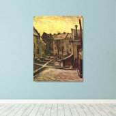 Rückgrat der alten Häuser von Vincent van Gogh Leinwanddruck (Insitu (Holzboden))