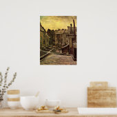 Rückgrat der alten Häuser von Vincent van Gogh Poster (Küche)