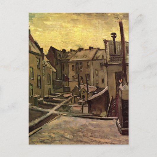 Rückgrat der alten Häuser von Vincent van Gogh Postkarte (Vorderseite)