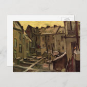Rückgrat der alten Häuser von Vincent van Gogh Postkarte (Vorne/Hinten)