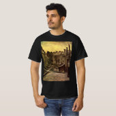 Rückgrat der alten Häuser von Vincent van Gogh T-Shirt (Vorne ganz)
