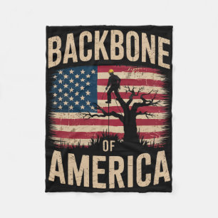 Rückgrat der amerikanischen Baumkultur amerikanisc Fleecedecke