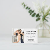 Rückgrat für die Bewertung weiblicher Klienten Visitenkarte (Stehend Vorderseite)