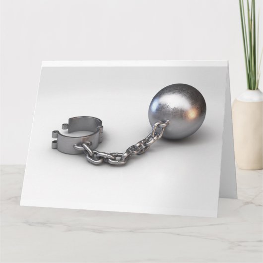 Rückhalteeinrichtung für Ball und Kette Karte (Vorderseite)