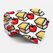 RÜCKKEHR 2 SCHULE ROTE APFELBÜCHER BILDUNG PRIMARY KRAWATTE (Gerollt)