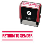 RÜCKKEHR AN DIE SELBSTINKENDE BRIEFMARKE DER SENDE PERMASTEMPEL (Beispiel)