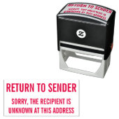 "RÜCKKEHR AN SENDER" Unbekannte Briefmarke aus Kau Permastempel (Beispiel)