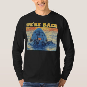 Rückkehr der Astronauten von der Raumstation mit D T-Shirt