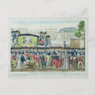 Rückkehr der französischen Königsfamilie nach Pari Postkarte