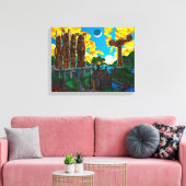 Rückkehr der Götter - Canvas Print Leinwanddruck (Insitu (Wohnzimmer))